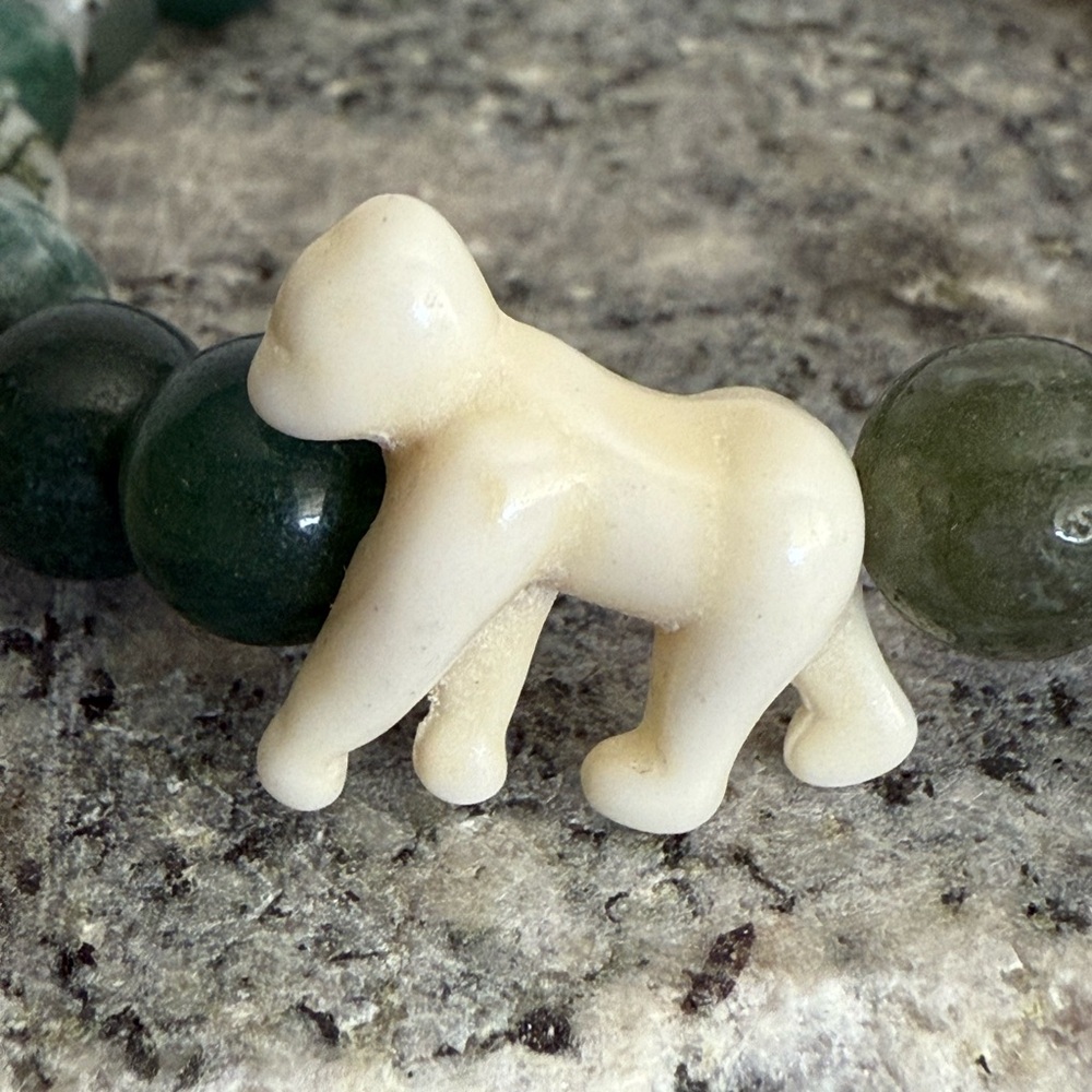 Fahlo the Traverse Gorilla Rainforest Green Stretch Bracelet